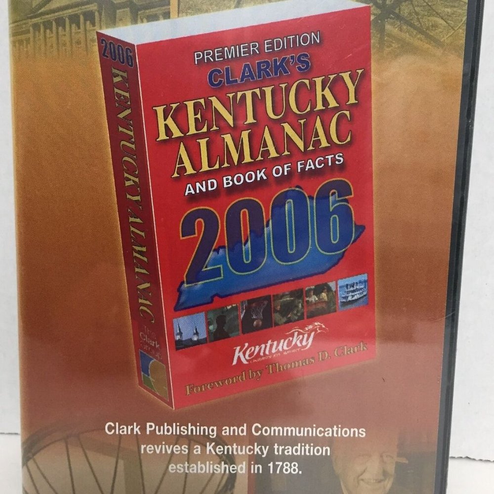 Clarks Kentucky Almanac and Book of Facts 2006 DVD Premier Edition Thomas Clark